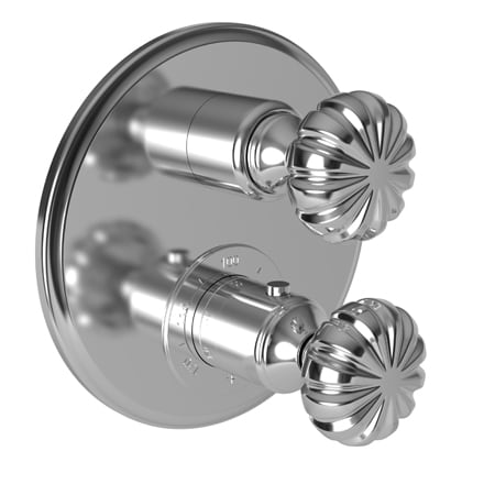 Newport Brass 1/2" Round Thermostatic Trim Plate With Handle in Polished Chrome 3-873TR/26
